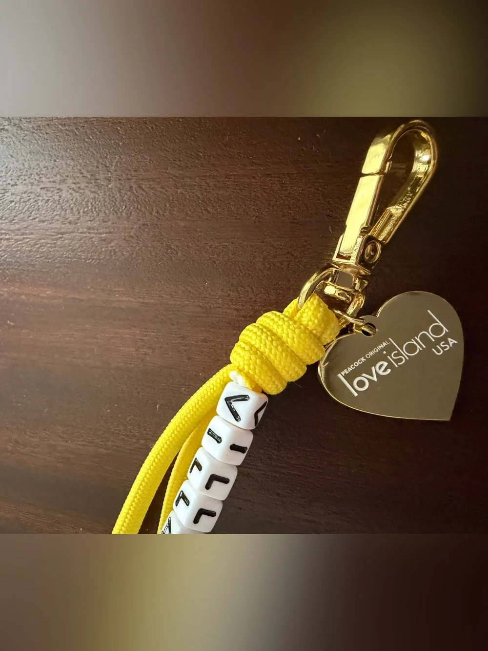 Love Island USA Official Promotional Keychain Charm